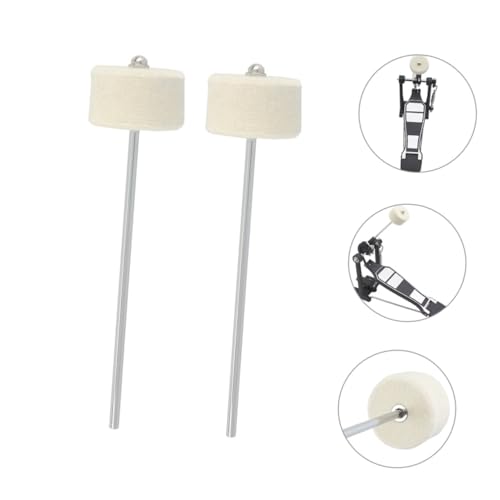 Pedal Simple para Batería con Mazo de Fieltro 2 Piezas miniatura 3
