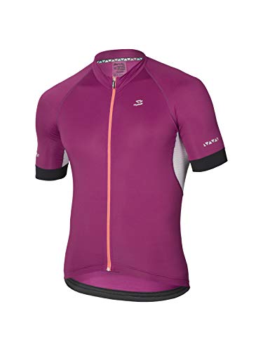 Spiuk Maillot M/C Helios Hombre Granate T. M, Talla M