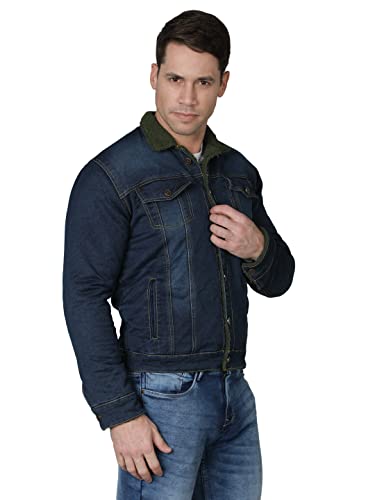 Image of Pure Cotton Enzyme Washed Biker Jacket /Casual Jacket - Black /Grey