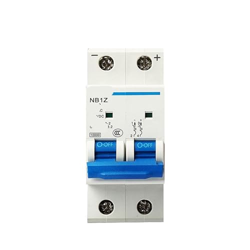Disjoncteur DC monophasé 220V interrupteur air 2P pour tableau électrique 20A 32A 40A 63A