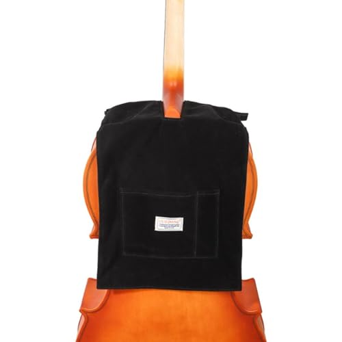 Housse de violoncelle portable en tissu lavable dotée de poches multiples pour accessoires - 4
