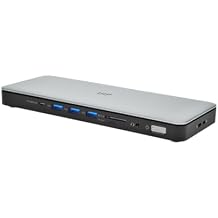 Monoprice 15-in-1 Triple-Display MST USB-C Docking Station, with Multiple Display Modes, HDMI, SD/TF, RJ45, 3.5mm Audio, PD