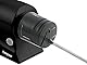 Beper P102ACP001 Elektrischer Messerschärfer Schere, Schraubendreher, Glatt, Wellenschliff, Alumina-Stein, 10W, Hochleistungsmotor, Rutschfeste Unterseite, Kabeltrommel, EIN/AUS-Taste, Schwarz