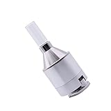 BESTOMZ Pulver Grinder Metallhandgewürz Schleifer mit Glasflasche