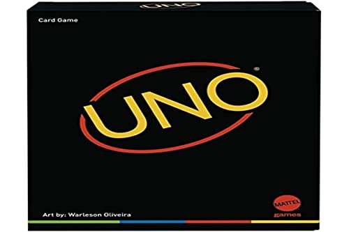 Mattel Games Uno Minimalista Edition Speciale Minimaliste Et Design, Jeu De Société Et De Cartes, Jeu Apéro, Dès 7 Ans, GYH69