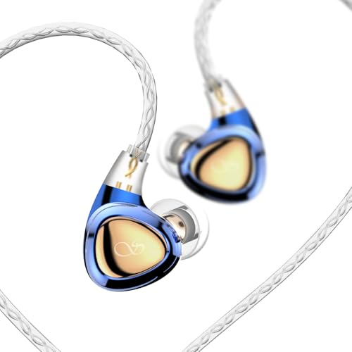 SHANLING SONO �C���C���[���j�^�[�C���z�� �L���C���z�� �C���C���[���j�^�[ �n�C���] 2DD+1BA �g���v���_�C�i�~�b�N�n�C�u���b�h���X���X�C���z���A2�s�� 0.78mm�A3.5mm�v���O�A2�y�A�����\�`���[�j���O�m�Y��(�u���[)