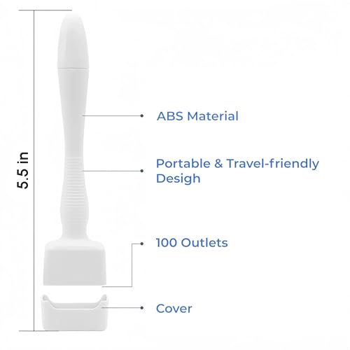 NSOSAUE Dermastamp for Hair & Beard Micro-exfoliating Tool for Women and Men