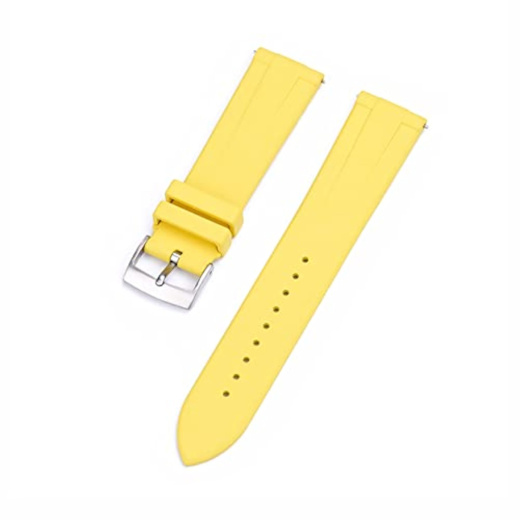 Quick Release FKM Rubber Watch Strap, T Grain