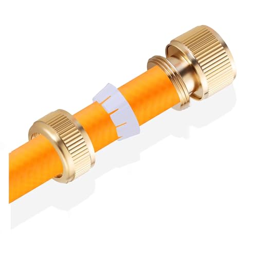 Image of 2Pcs Tap Connector, 1 /2 & 3 /4 Inch Pipe Connector for Tap, Garden Hose Quick Connectors, Faucet Washing G-u-n Barrel Accessories, Suitable for Garden, Bathroom, Kitchen, Outdoor (2-in-1)