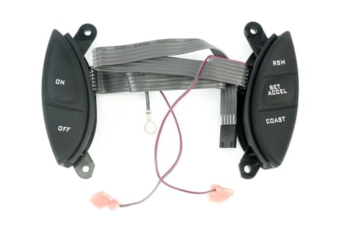 Steering Wheel Mounted Cruise Control Switch Compatible with Ford & Mercury Vehicles - Ranger Explorer Explorer Sport Trac F150 - Replaces F87Z9C888BB 2001 2000 2003 2002