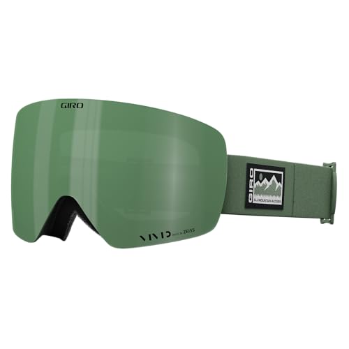 Image of Giro Contour Snowboard Ski Goggles - for Men & Women - Magnetic Quick Change w / 2 VIVID Lenses - Anti-Fog Vent Tech - OTG