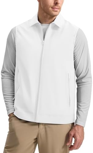Rdruko Chaleco de verano sin mangas para hombre, chaqueta de entr...
