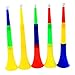 RainbowBeauty Cuerno Fabricante de Ruido Portátil Fabricante de Ruido Cuerno Juguete Ajustable Trompetas Plásticas Fabricante de Ruido Fútbol Estadio Alegría Venteta Trompeta Color Aleatorio 5pcs
