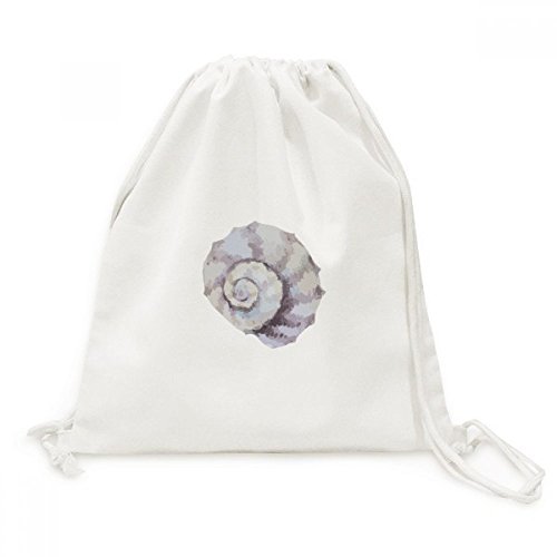 Sac de voyage cordon toile illustration escargot marine sac shopping léger