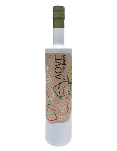 OLEICOLA JAEN | Aceite de Oliva Virgen Extra Royal Ecológico - Botella de vidrio 500 ml.