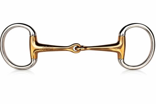 SS Eggbutt 5" Single Jointed Copper Mouth Snaffle Training Bit 35640B