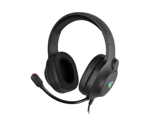 Casque de jeu sans fil à mousse mémoire et éclairage RVB immersif