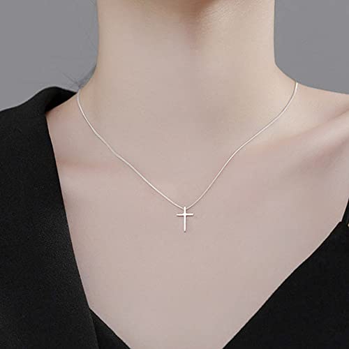 Sterling Silver Cross Necklace for Men and Women | Cross Pendant | Gold Necklaces for Women2