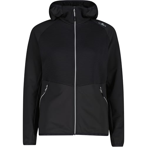 Gilet à capuche femme CMP gris foncé taille M contre le vent frais