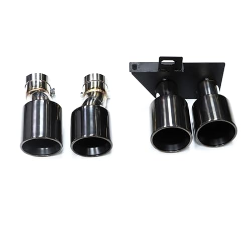 Tuyau d'échappement double BMW F10 F11 look quadruple M5 noir