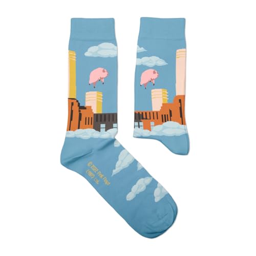 Pink Floyd Socks – Dark Side, Division Bell, Animals – Gifts for Music Lovers, Cotton Socks, 2 Sizes, 4-7 and 7½-11½