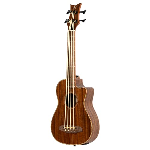 Ortega Guitars Basse de Voyage électro-acoustique – Série Lizard – Ukulélé Basse – housse incluse – Acacia, Acajou… - Les Beatles, Paul McCartney, John Lennon, RIngo Starr, George Harrison Ortega Guitars Basse de Voyage électro-acoustique - Série Lizard - Ukulélé Basse - housse incluse - Acacia, Acajou… – Image 4