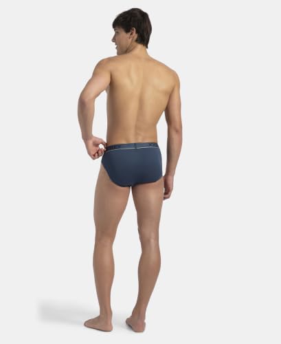 Image of Jockey 8044 Men's Super Combed Cotton Rib Solid Brief with Ultrasoft Waistband