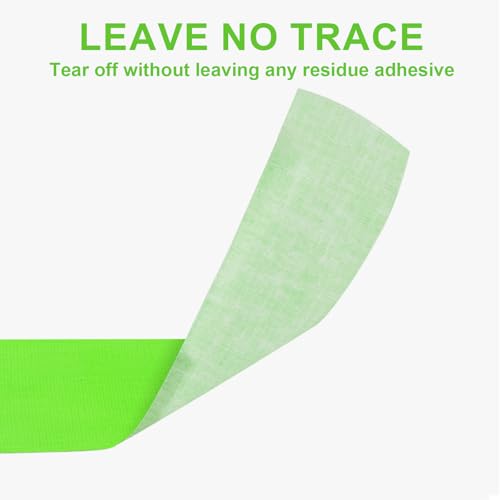 6 Rollen Neon Klebeband - UV Schwarzlicht Reaktives Fluoreszierendes Klebeband - 15mmx5m Reflektierendes Fluoreszierendes Gaffer Tape Neon für Bühnenwanddekoration, Partybeleuchtung, Kinderbasteln DIY