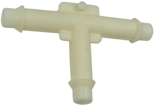 Pico 5231PT 1/8" ID Vacuum Line Tee Connectors High Impact Nylon Barbed to Hold Hose - 25 per Package
