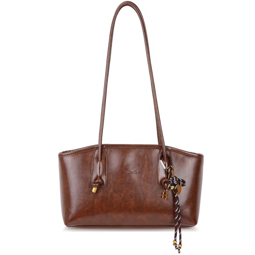 Imagen de Aulenge Bolsos de Hombro para Mujeres Vintage Bolso de Mano para Mujeres Bolso Universitario Bolso Tote para Mujeres Moda Y2K Bolso de Mano para Festival Fiesta
