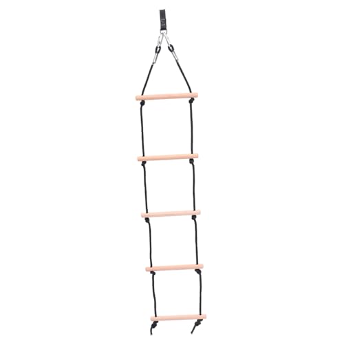 Échelle de corde bois outdoor pour jeux de jardin et parcours aventurier
