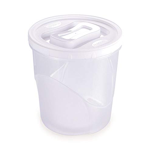 Pote 3.2 L Redondo, Plasútil, Branco