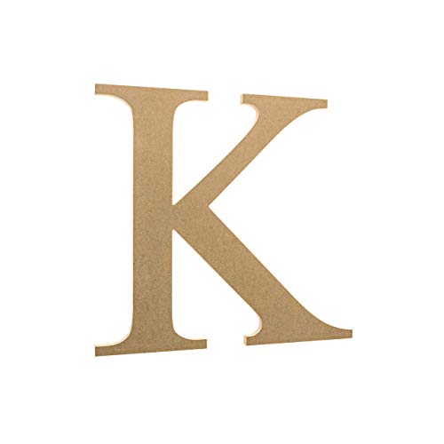 JoePaul's Crafts Greek Wooden Letters - 6" - Kappa - Fraternity/Sorority Premium Unfinished Wood Letters for Wall Decor (6 in, Kappa)