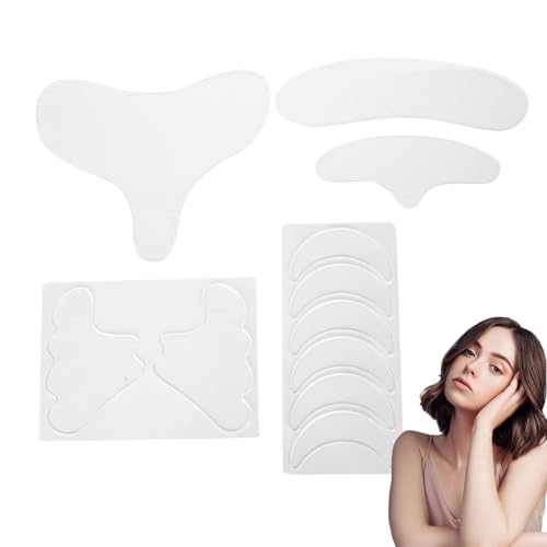 Lot de 17 autocollants anti-rides en silicone, réutilisables pour le