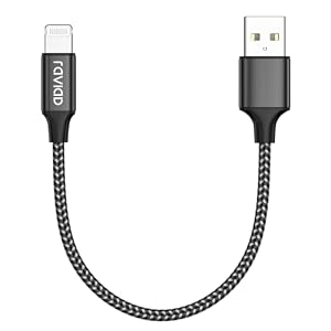 RAVIAD USB to Lightning Cable Short 30CM MFi Certified iPhone Charger Cable