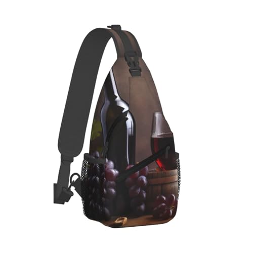 Sling Backpack Crossbody Sling Bag Black 7.5"x3.5"x15.3" miniatura 1