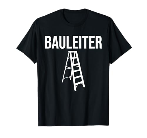 Lustiges Bauleiter Design Geschenk - Herren, Erwachsene - Klassisch - Schwarz - S - Kurzarm - T-Shirt