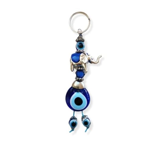 SabelAX - Llavero Ojo Turco - Amuleto Mal de Ojo - Amuletos de la Suerte y Proteccion - Llaveros Originales - Llaveros Mujer y Hombre