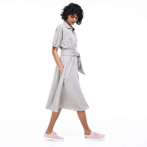 Vestido Regular Fit, Lacoste, Feminino, Cinza Mescla, GG