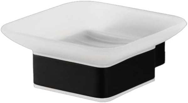 304 Stainless Steel Bathroom Hardware Set Black Matte Paper Holder Toothbrush Holder Toilet Brush Bathroom Accessories,22222 (00000)