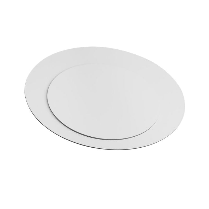 Panneau Composite Aluminium Blanc Rond 70 cm Support Mural Rigide AntiCorrosion
