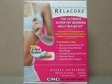 Relacore Extra 2-Part System Belly Fat Formula 60 Tablets & Fat Burning Formula 80 Capsules