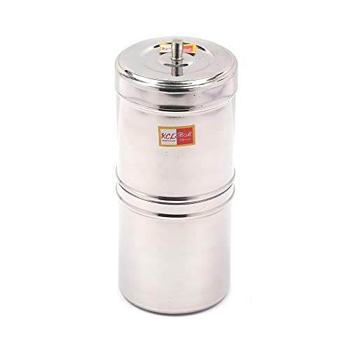 Image of KCL Stainless Steel South Indian Filter Coffee Drip Maker, Madras Kappi, Drip Decotion Maker - 1 Unit - Capacity - 400ml