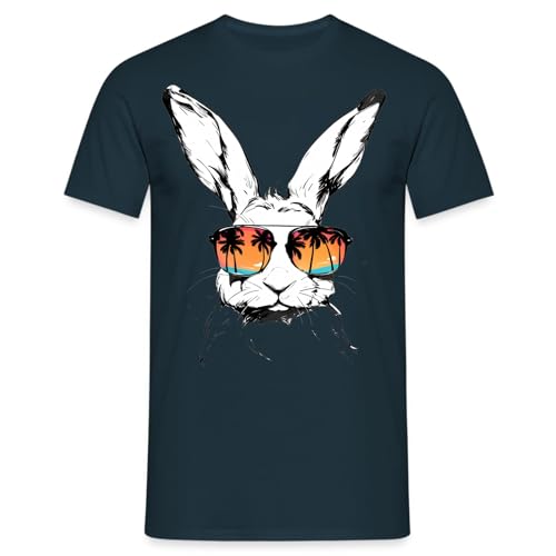 Easter Men's Street Hip Hop T Shirt Printing Short Sleeve Summer Fashion Design Men's Clothing Swim Pack (Navy-1, XXXL)