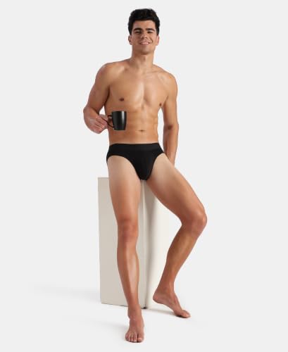 Image of Jockey US59 Men Super Combed Cotton Elastane Stretch Solid Brief