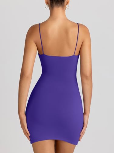 Image of LILLUSORY Women's Mini Sexy Bodycon Dress 2026 Spring Summer Going Out Short Backless Party Club Dresses Y2k Clothes
