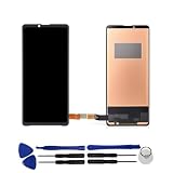 OYOGOYOG Ecran pour Sony Xperia 10 VI, XQ ES04, XQ ES14, XQ ES24, XQ ES44, XQ ES54, XQ ES72, A402SO, SO 52E, SOG14, PDX 246 Vitre Tactile LCD Assemblé (sans Châssis) Remplacement (Noir)