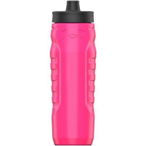 Under Armour 32oz Sideline Squeeze Bottle Hot Pink