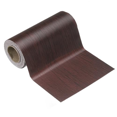 Papel tapiz de grano de madera autoadhesivo vinilo impermeable para pared 2