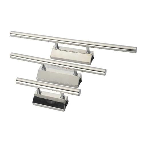 Aplique frontal de espejo en acero inoxidable con iluminación LED para baño 4